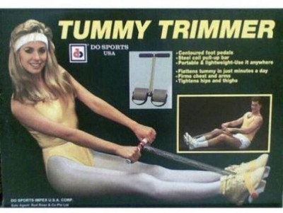 Fitfun tummy trimmer with double spring Ab Exerciser(Black)