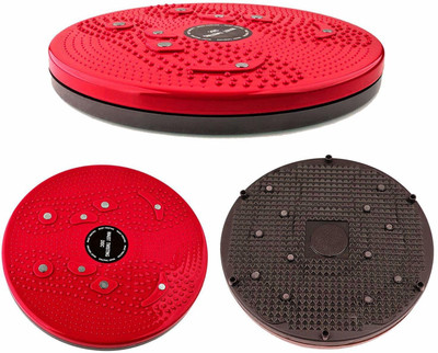 aavoam Unisex Tummy Twister Oblique Workout Burn Fat for Men and Women Multicolor Ab Exerciser(Red)