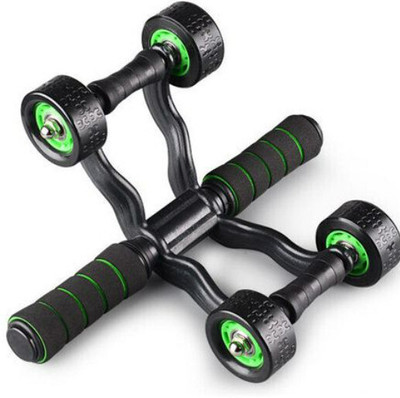 ResiFit 4-Wheel Ab Roller/Fitness Accessories/Exerciser & Gym Equipment for Unisex Ab Exerciser(Multicolor)