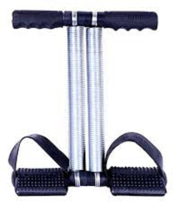 Fitfun Tummy Trimmer Double Spring -Waist Trimmer-Abs Ab Exerciser(Black, Silver)