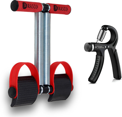 RASCO Red belt with Black Rshape Ab Exerciser(Multicolor)