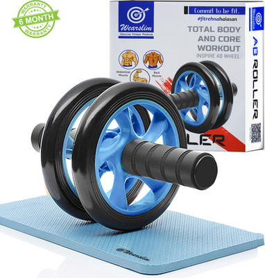 Wearslim Wheel Ab Roller for Exercise Fitness Gym Ab Workout Equipment for Core Workout Ab Exerciser(Blue)