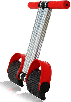 LatinX Double Spring Tummy Trimmer for Abs Workout Ab Exerciser(Red)