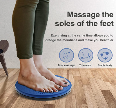 BOLDHIGH Tummy Twister Machine Magnet Balance Rotating Board Waist Disc for Unisex Ab Exerciser(Multicolor)