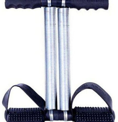 LIVOX Tummy Trimmer Stomach and Weight Loss Equipment -Double Spring Ab Exerciser Ab Exerciser(Black, Silver)