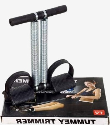 VHOMZ Tummy Trimmer_282 Ab Exerciser(Black, Silver)