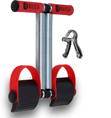 RASCO Double Spring Tummy Trimmer for Abs and Leg Exercise with Hand Grip Ab Exerciser(Red)