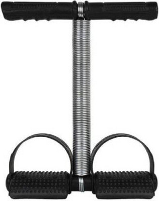 FITNESSDEALS tummy trimmer with SINGLE spring and soft grip handle Ab Exerciser(Black)