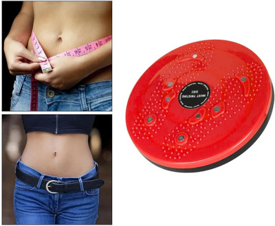 GJSHOP Tummy Twister AB Exercise Acupressure Fat Burning Weight Loss Step Machine Ab Exerciser(Red)