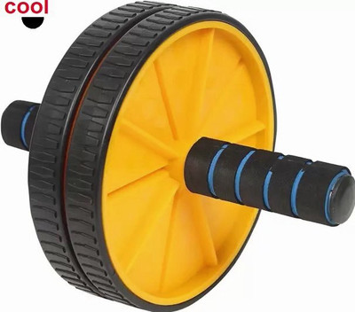 Garvan A21 Double Wheel Ab Roller For Gym Exercise Ab Workout Yellow (pack of 1) Ab Exerciser(Yellow)