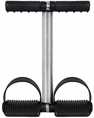 HOUSE OF COMMON Single Spring Tummy Trimmer for Abs Core Abdominal Workout Men and Women Ab Exerciser(Silver)