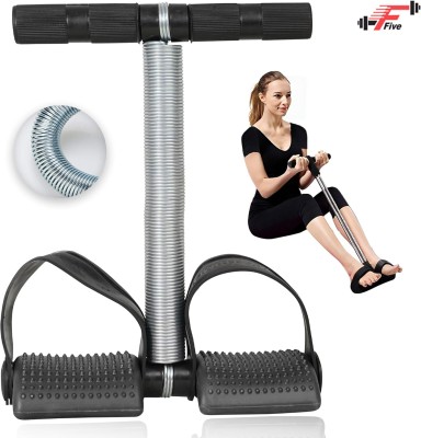 FFive Tummy Trimmer | Waist Trimmers | Single Spring Tummy Trimmer | Ab Exerciser Ab Exerciser(Black, Silver)