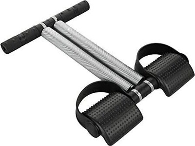 LIVOX Tummy Trimmer Double Spring Ab Exerciser Fat Burner for Men & Women Ab Exerciser Ab Exerciser(Black, Silver)