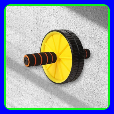 zxxxt Fitness Ab Roller_831 Ab Exerciser(Yellow, Black)