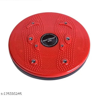 CARDIORAMA Tummy Twister Waist Disc Abdominal ABS Exerciser For Home Gym Equipment Ab Exerciser(Red)