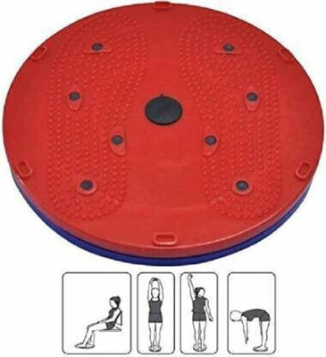 Y2M PRDHealth Care India Big Disc Tummy Trimmer twister A1 Power Mat Ab Exerciser Ab Exerciser(Red)