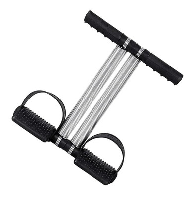 FitHead Double Spring Tummy Trimmer Men, Women for Abs Workout Stomach Exercise Machine Ab Exerciser(Black)