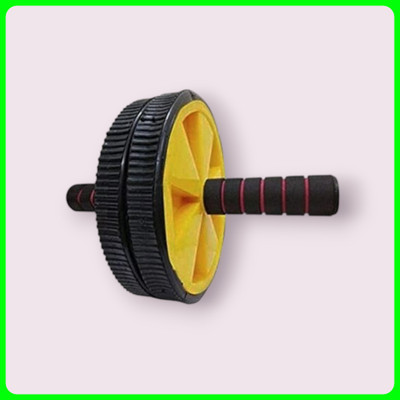 zxxxt Fitness AB Wheel / AB Roller Dual Wheel Core Trainer_912 Ab Exerciser(Multicolor)