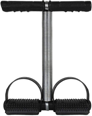 iBubble Single Spring Tummy Trimme Multipurpose Fitness Equipment for Men and Women Ab Exerciser(Black)