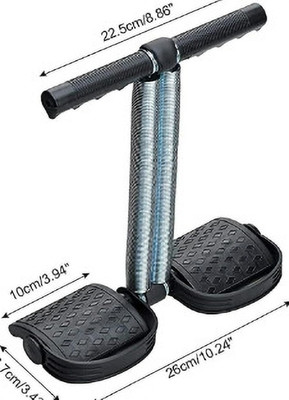 LCARNO Tummy Trimmer with Double Spring for Burn Calories & Tone Muscles Ab Exerciser(Black)
