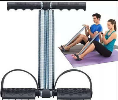 gamers hub Double Spring Fat Buster Tummy Trimmer Workout Gym equipment for Home Ab Exerciser(Black)