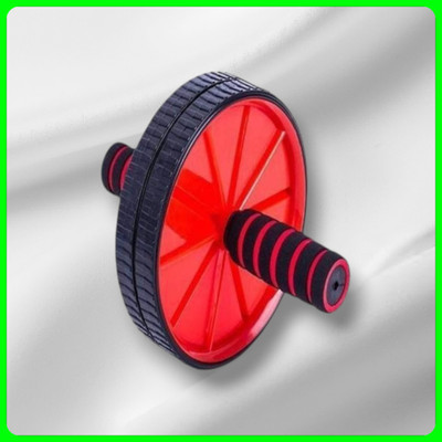 zxxxt Fitness AB Wheel / AB Roller Dual Wheel Core Trainer_790 Ab Exerciser(Red)