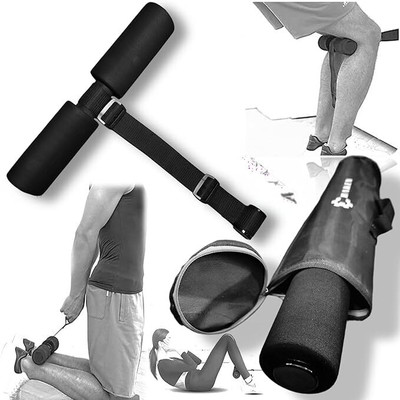 Chaken Nordic Curl Hamstring Strap Home Gym Fitness Exercise Equipment for Workout Ab Exerciser(Black)