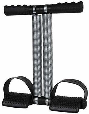 kbsales FITNESS AND SERVICE With Device Double Spring Tummy Ab Exerciser(Black, Silver)