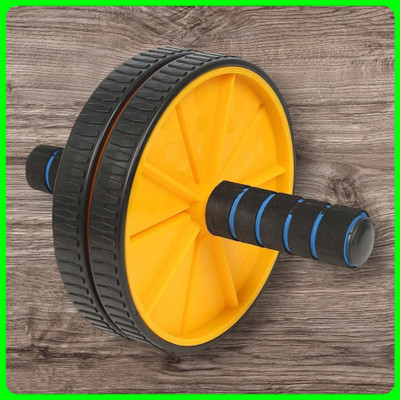 zxxxt Fitness AB Wheel / AB Roller Dual Wheel Core Trainer_659 Ab Exerciser(Multicolor)