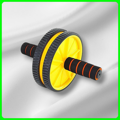 zxxxt Fitness AB Wheel / AB Roller Dual Wheel Core Trainer_791 Ab Exerciser(Yellow)