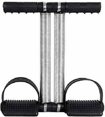 Fitfun DOUBLE SPRING TUMMY TRIMMER FULL BODY EXERCISER Ab Exerciser(Silver, Black)