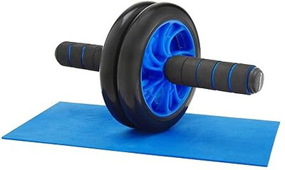 GORMERY Home Gym Dual Anti-Skid Wheel Ab Roller Ab Exerciser(Multicolor)