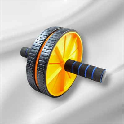 zxxxt Fitness AB Wheel / AB Roller Dual Wheel Core Trainer_193 Ab Exerciser(Yellow)