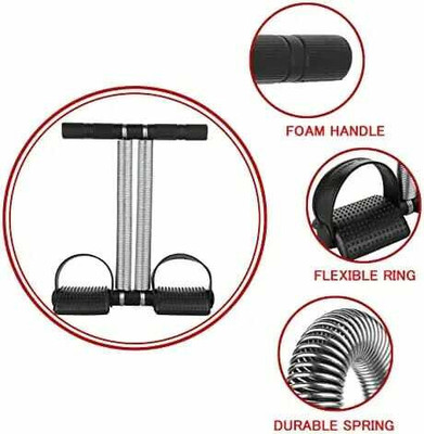 HOUSE OF COMMON Double trimmer for men and women Ab Exerciser(Black)