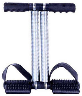 BKCFREEZE TUMMY TRIMMER DOUBLE SPRING FULL BODY FITNESS EQUIPMENT Ab Exerciser (Black) Ab Exerciser(Black)