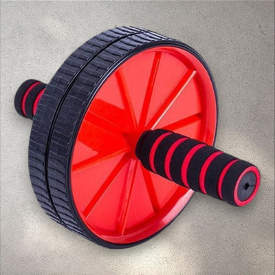 Modkart Fitness AB Wheel / AB Roller Dual Wheel Core Trainer_272 Ab Exerciser(Red)