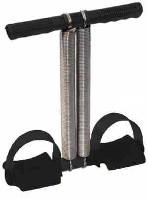 LIVOX Tummy Trimmer With Double Steel Spring Ab Exerciser(Black, Grey)