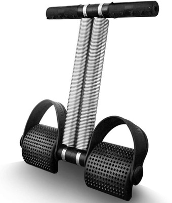 Khatola Enterprises Double Spring Tummy Trimmer for Abs Workout Stomach Exercise Machine Ab Exerciser(Black)
