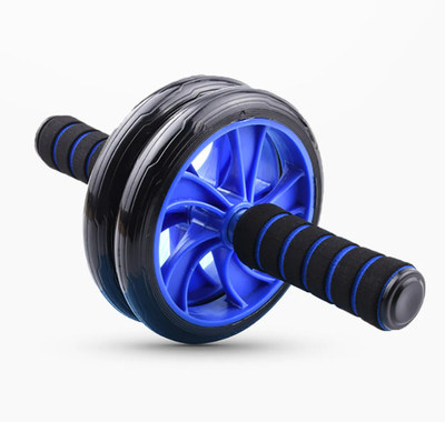 BOLDHIGH 2-Wheel Ab Roller for Exercise Fitness Gym Ab Workout Equipment for Core Workout Ab Exerciser(Blue, Black)