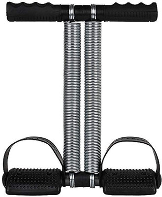 Xsurefit Steel Double Spring Tummy Trimmer Body Fat Burning Toner Machine Ab Exerciser(Black)