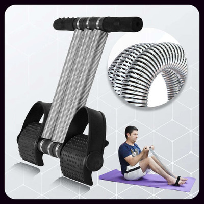 Athlian New_Triple Spring Tummy Trimmer Abdominal Exerciser for Home Gym Ab Exerciser(Black)