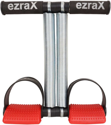 ezraX Tummy Trimmer Double Spring for Men & Women, Body tonner, Waist trimmer, Ab Exerciser(Red)