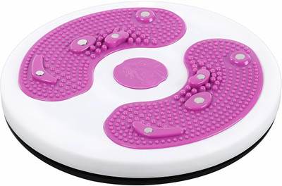ABTRIX WITH AB Twisting Waist Disc, Body Shaping Twister Board with Magnets & Beads for Fitness Ab Exerciser(White, Pink)
