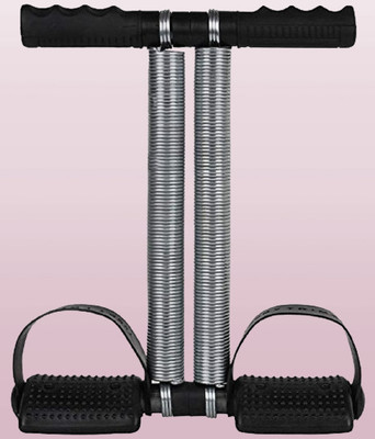 KKNTERPRISE TUMMY TRIMMER HOME GYM FITNSS DOUBLE SPRING Ab Exerciser517 Ab Exerciser(Black, White)