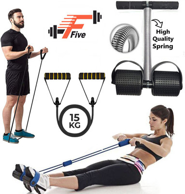 FFive Combo Tummy Trimmer & Toning Tube | Workout Exerciser Fitness Ab Exerciser(Multicolor)