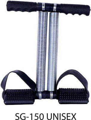 zxxxt Tummy Trimmer for Men Women Double Spring Equipment Machine Gym (SG-150 Unisex) Ab Exerciser(Black)