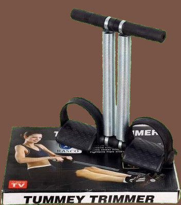 KKNTERPRISE TUMMY TRIMMER HOME GYM FITNSS DOUBLE SPRING Ab Exerciser 120 Ab Exerciser(Black)