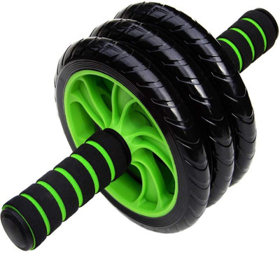 Dajienterprise 3-in-1 AB Wheel Roller with Knee Pad and Anti-Slip Handles Ab Exerciser(Multicolor)