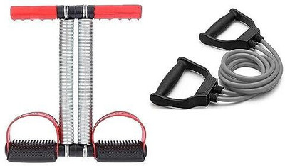 gamers hub Double Spring Tummy Trimmer And Double Toning Tube Ab Exerciser Gym Accessories Ab Exerciser(Multicolor)