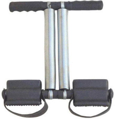 IRONCORE Smart Double Spring Tummy Trimmer Ab Exerciser (Silver, Black) Ab Exerciser(Black, Silver)